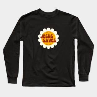 Good News Jesus Saves - Christian Quote Long Sleeve T-Shirt